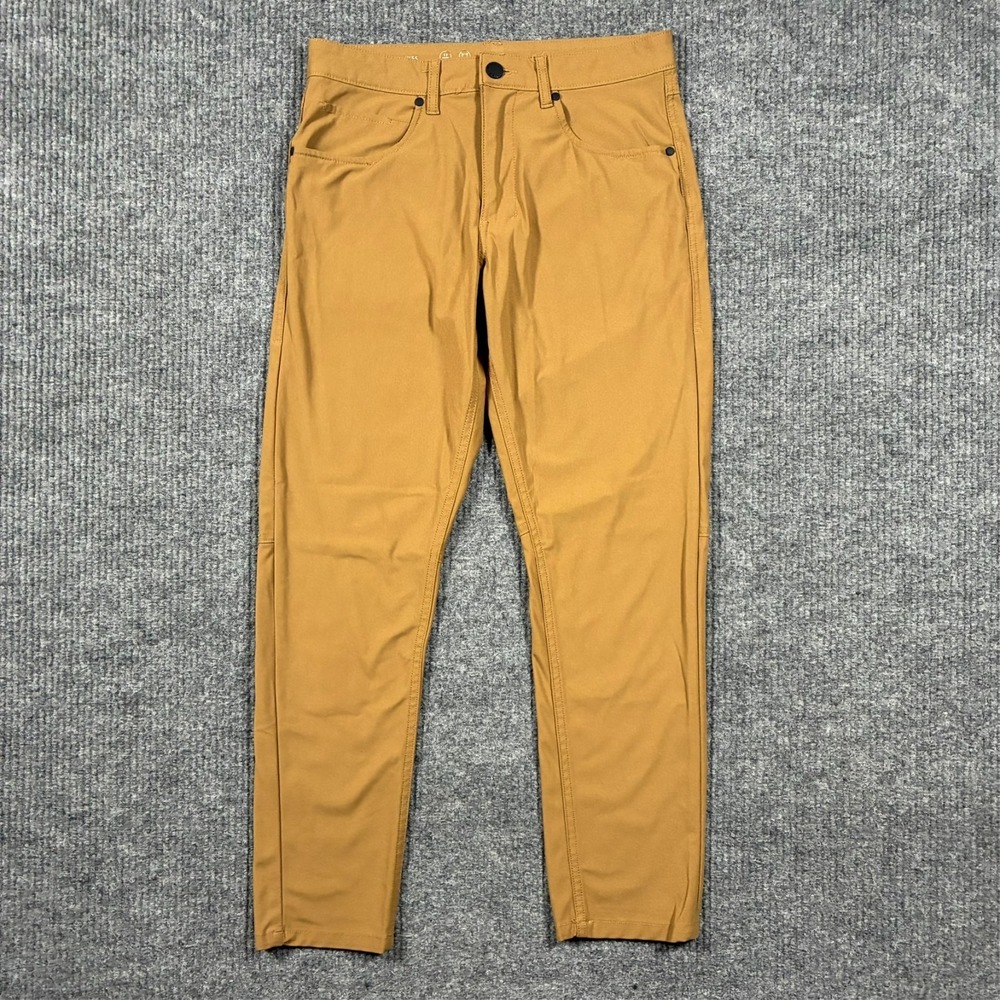 Desert Dunes Mens 4-Way Stretch Pants 30x29 Brown Performance Casual Golf‎